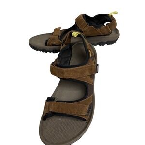 Teva Trailpulse Brown Suede Outdoor Hiking Sport Sandals 1127632 strap Size 9
